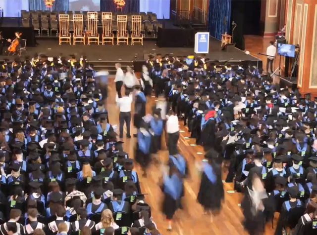 GradPak in action during graduation ceremony