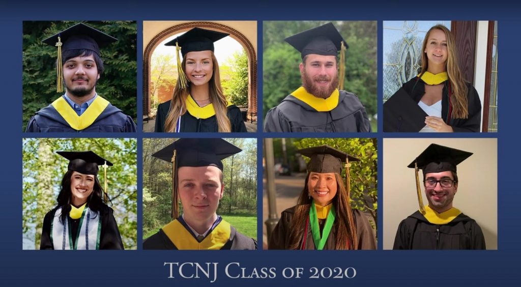 TCNJ virtual graduation 2020